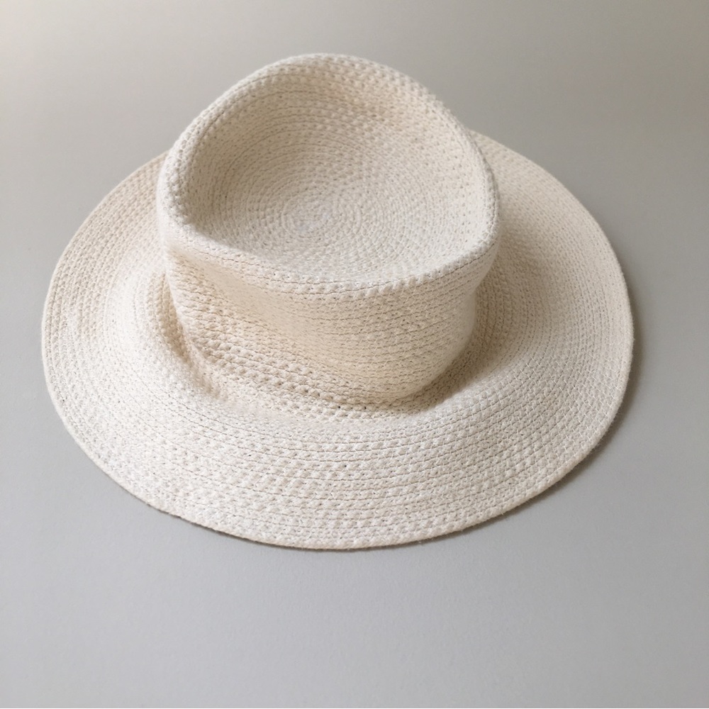 Cream Ivory White Beach Floppy Hat 100% Cotton